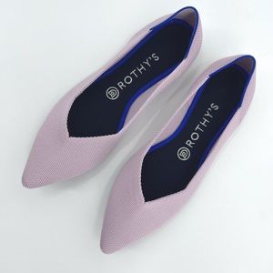 Rothy’s The Point in Petal Pink Size 9
